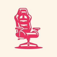 Gaming Chair trendy artwork ravishing abstract illustration colorful applied design vector