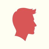 Men Side trendy artwork beautiful abstract illustration colorful applicative design vector