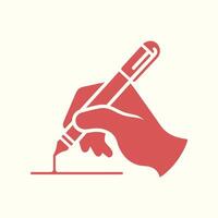 Pen trendy artwork beautiful abstract illustration colorful applicative design vector