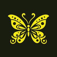 Butterfly trendy artwork perfect abstract illustration colorful applied design vector