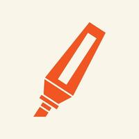 Permanent Marker trendy artwork elegant abstract illustration colorful applied design vector
