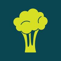 Broccoli trendy artwork magnificent abstract illustration colorful applied design vector