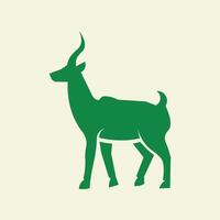 Antelope trendy artwork glorious abstract illustration colorful applied design vector