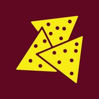 Tortilla Chip trendy artwork delightful abstract illustration colorful applied design vector