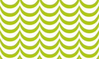 Abstract lime green wave pattern on white background. vector