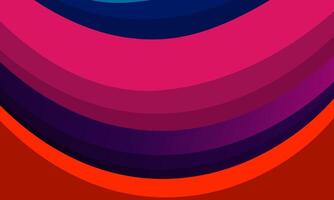 Abstract colorful geometric isometric background. curve lines. vector