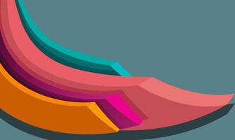 Abstract colorful geometric isometric blue background. vector