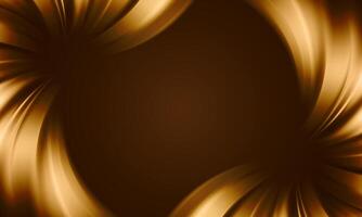 Abstract dark red luxury fabric wave background with copy space. Smooth gold liquid wave. vector