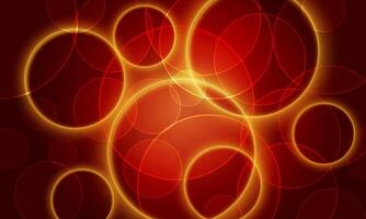 Abstract light sphere effect background. abstract red background with circles. vector