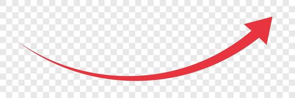 Arrow of the flight path and the motion of the object vector