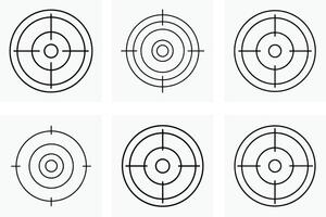 Target Icon Clipart vector