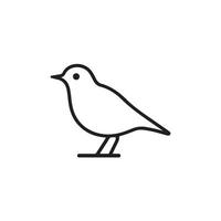 Creative simple Bird silhouette Style background vector