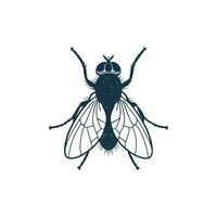 Creative simple Bee silhouette Style with white background vector