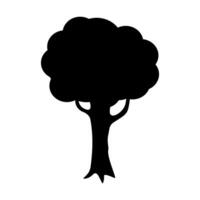 Tree Silhouette Icon Illustration vector