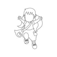 Student Life Sketch free download vector