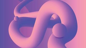 3d Abstract modern background with pink and blue gradient colour vector