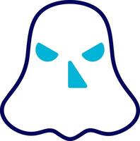 Ghost Blue Mixed Icon vector