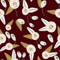 A versatile floral pattern that can be used in various applications, such as wrapping paper, fabric, or digital design vector