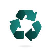 Recycle symbol environmental conservation vector