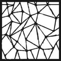 Black and White Broken Glass Design vector