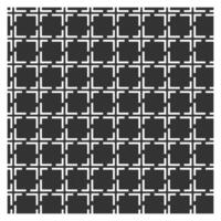 Minimal Black and White Grid Art vector