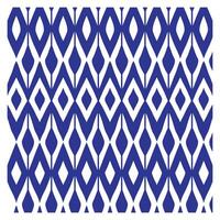 Blue Symmetric Oval Abstract Pattern vector