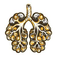 Thymus illustration designed in vintage style vector