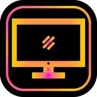 Monitor Icon Design vector