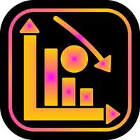 Money Down Icon Design vector