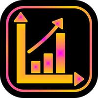 Chart Up Icon Design vector