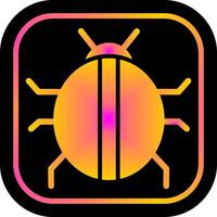 Lady Beetle Icon Design vector