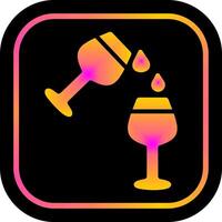 Wine Sip Icon Design vector