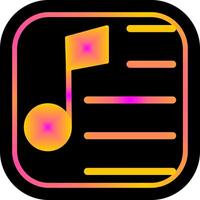 Party Playlist Icon Design vector