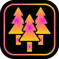 Evergreen Tree Icon Design vector