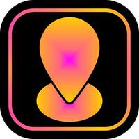 Geotargeting Icon Design vector