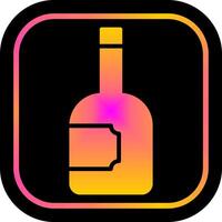 Wine Bottle Icon Design vector