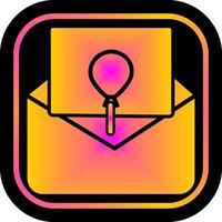 Party Invitation Icon Design vector