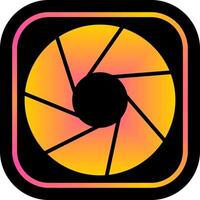Aperture Artifacts Icon Design vector