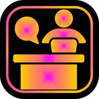 Service Desk Icon Design vector