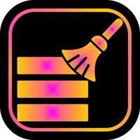 Data Cleaning Icon Design vector