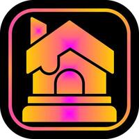 Snowhouse Icon Design vector