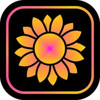 Sunflower Icon Design vector