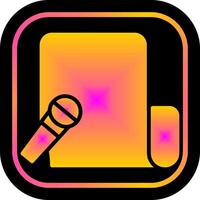 Microphone Icon Design vector