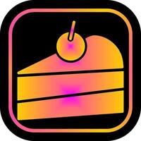 Cake Slice Icon Design vector