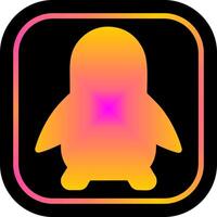 Penguin Icon Design vector