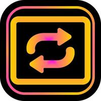 Repeat Button Icon Design vector