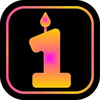 Age Number Icon Design vector