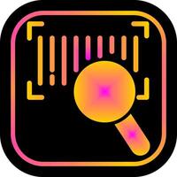 Barcode Database Icon Design vector