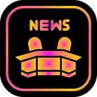 Newsroom Icon Design vector