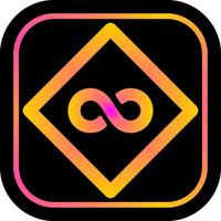 Infinity Sign Icon Design vector